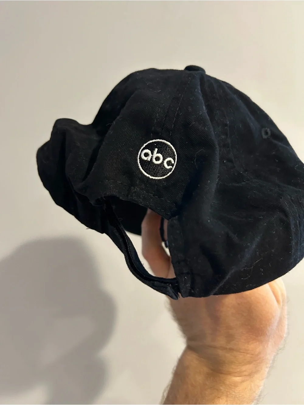 Vintage 60th Primetime Emmy Awards Hat Cap Black Embroidered ABC Logo Adjustable